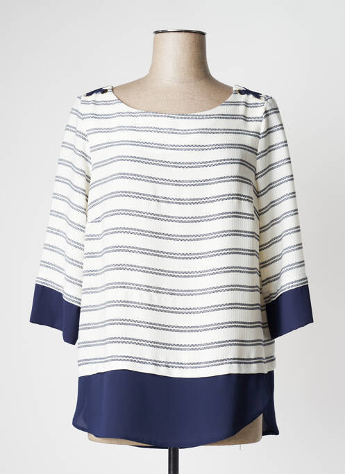 Tunică mâneci lungi albastru QUEENIE femeie