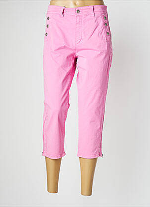 Pantalon trei sferturi roz ANNA MONTANA femeie