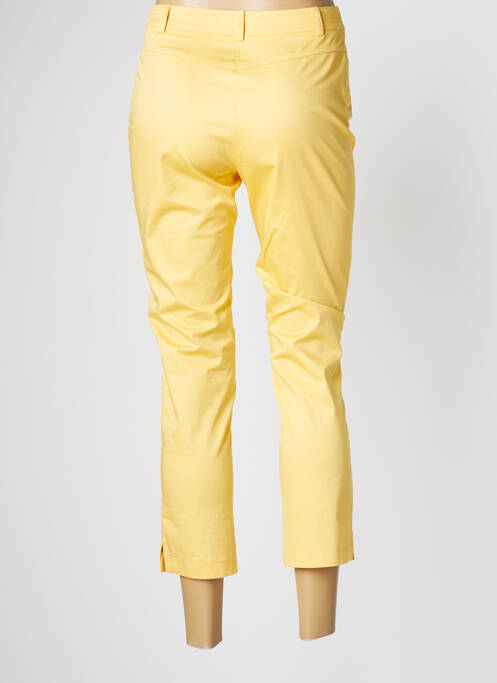 Pantalon trei sferturi galben ANNE KELLY femeie