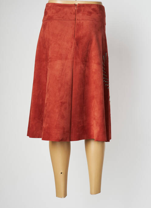 Fustă midi portocaliu KOSMIKA femeie