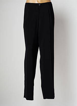 Pantalon drept țesătură crep mărime normală negru ANNE KELLY femeie
