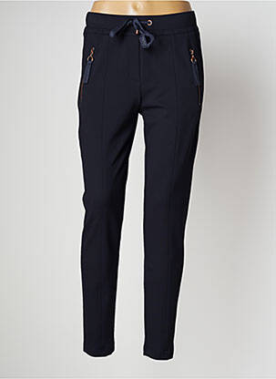 Pantalon slim țesătură poplin mărime normală albastru GERRY WEBER femeie