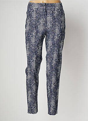 Pantalon slim albastru ANNE KELLY femeie