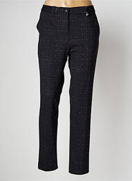Pantalon slim elasticitate mărime normală negru ANNA MONTANA femme