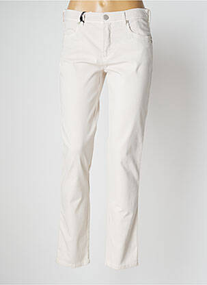 Pantalon slim bej ANNA MONTANA femeie