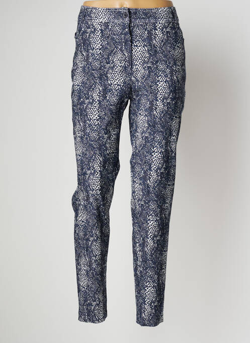 Pantalon slim albastru ANNE KELLY femeie