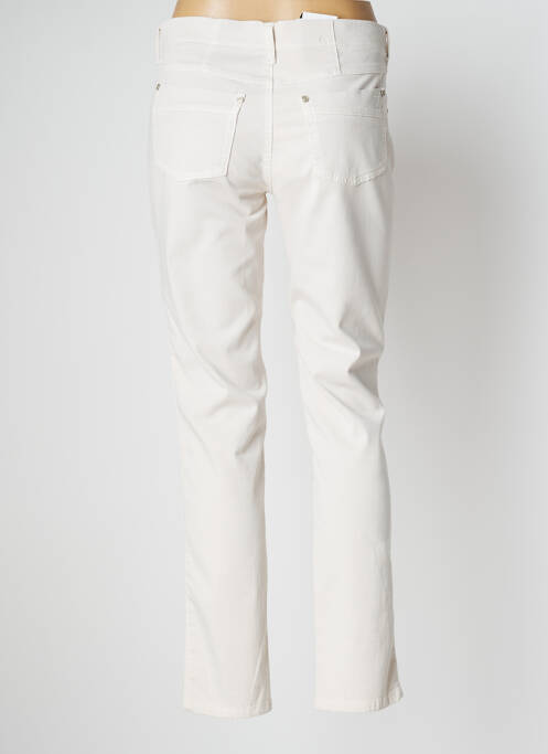 Pantalon slim bej ANNA MONTANA femeie