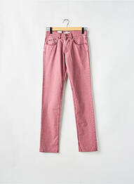 Pantalon slim țesătură melanj mărime normală roz SAINT HILAIRE homme