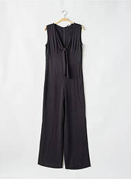 Salopetă-pantalon croială fluidă fără mâneci negru NATHALIE CHAIZE femme