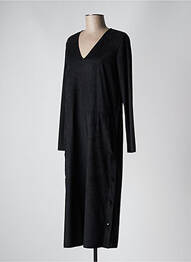 Rochie midi mâneci lungi mâneci lungi negru MAX MARA femeie