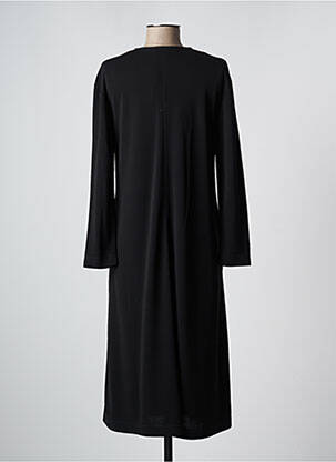 Rochie midi croială fluidă mâneci lungi negru MAX MARA femeie