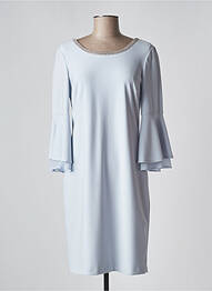 Rochie scurtă mâneci 3/4 mâneci 3/4 albastru FRANK LYMAN femeie