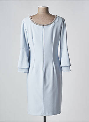 Rochie scurtă mâneci 3/4 mâneci 3/4 albastru FRANK LYMAN femeie