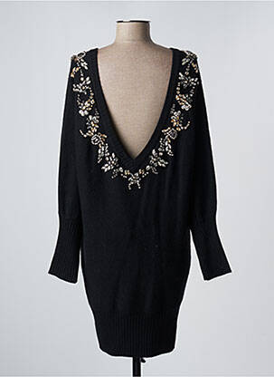 Rochie scurtă mâneci lungi mâneci lungi negru BLUGIRL BLUMARINE femeie