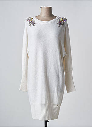 Rochie scurtă alb BLUGIRL BLUMARINE femeie