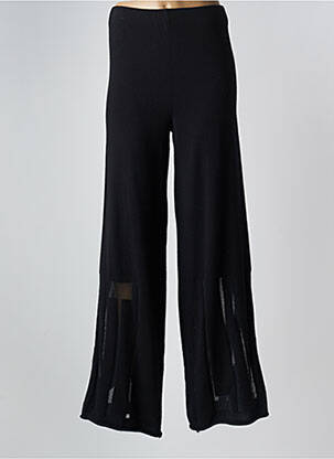 Pantalon drept talie elastică negru LIVIANA CONTI femeie