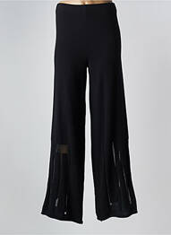 Pantalon drept talie elastică negru LIVIANA CONTI femme