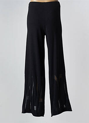 Pantalon drept talie elastică negru LIVIANA CONTI femeie