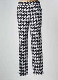 Pantalon drept talie elastică negru HERZEN'S ANGELEGENHEIT femme
