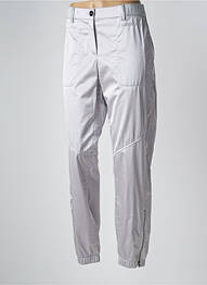 Pantalon drept închidere cu fermoar sub clapetă cu nasturi argintiu MARC CAIN femme