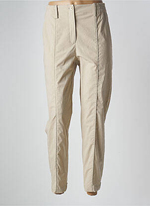Pantalon drept talie elastică bej ANNETTE GÖRTZ femeie