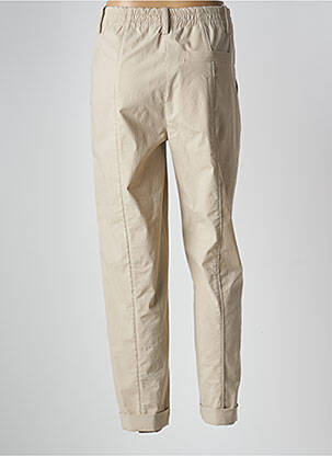 Pantalon drept talie elastică bej ANNETTE GÖRTZ femeie