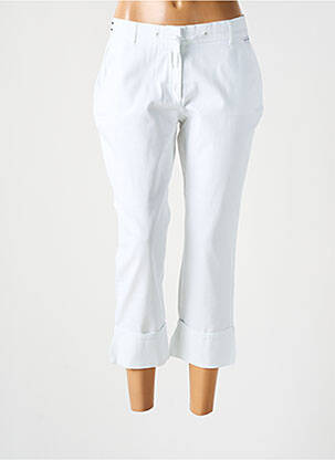 Pantalon trei sferturi alb SAINT JAMES femeie