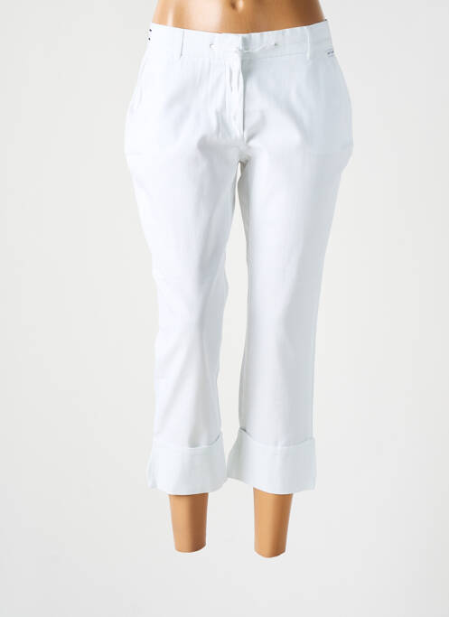 Pantalon trei sferturi alb SAINT JAMES femeie