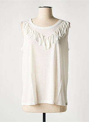 Maiou alb BLANC BOHEME femeie