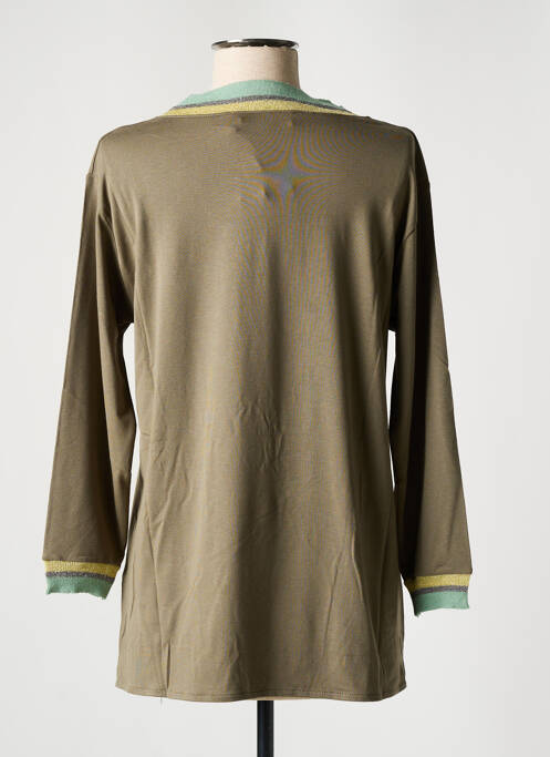 Top verde BLANC BOHEME femeie