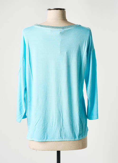 Top albastru BLANC BOHEME femeie