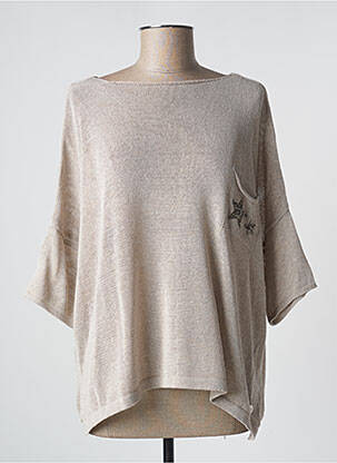 Pulover bej BLANC BOHEME femeie