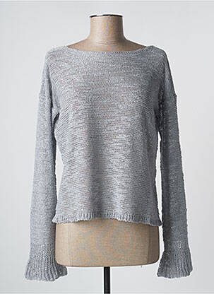 Pulover gri BLANC BOHEME femeie