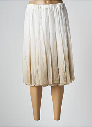 Fustă midi bej BLANC BOHEME femeie