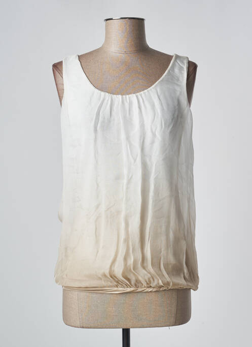 Top bej BLANC BOHEME femeie