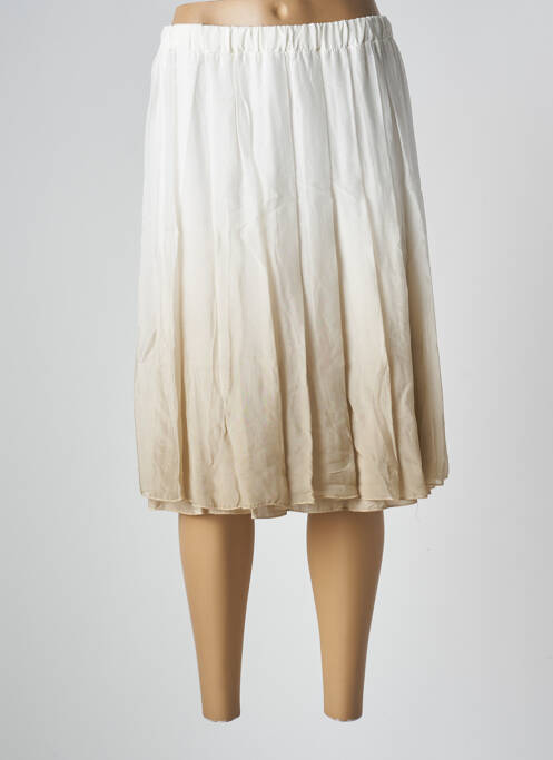 Fustă midi bej BLANC BOHEME femeie