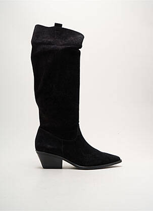 Cizme cubanez toc de 4 la 6 cm negru LOIE ISTANBUL femeie