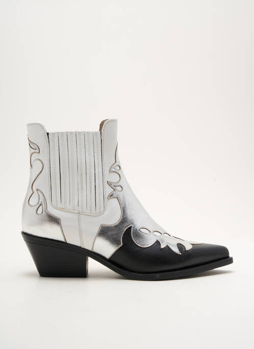 Botine/Ghete argintiu LOIE ISTANBUL femeie