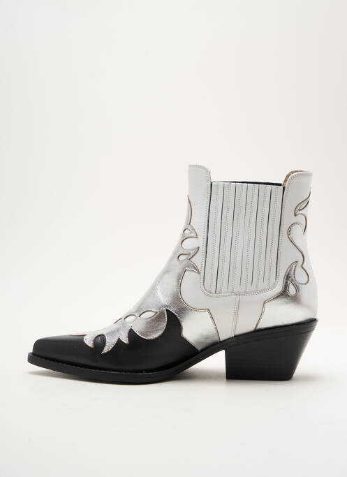 Botine/Ghete argintiu LOIE ISTANBUL femeie