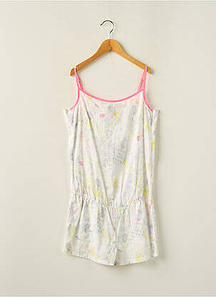 Salopetă scurtă alb DKNY fată