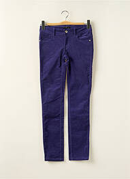 Pantalon slim talie joasă violet DKNY fille