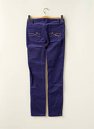 Pantalon slim talie joasă violet DKNY fată