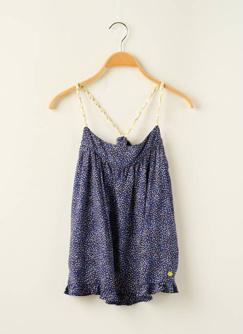 Top albastru 3 POMMES fată