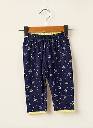 Pantalon drept albastru 3 POMMES fată