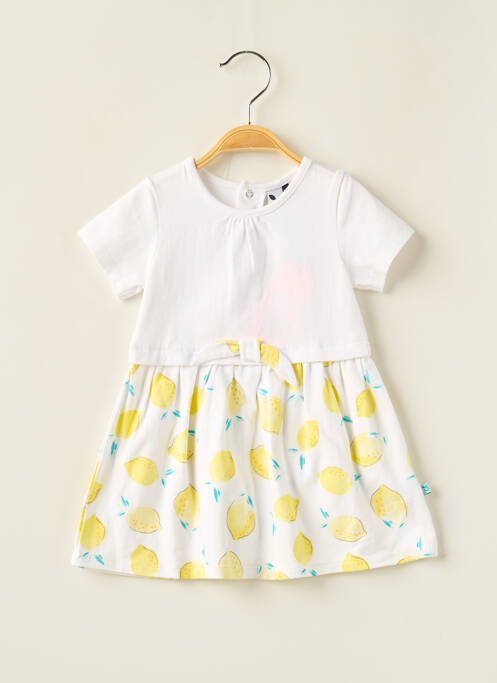 Rochie midi galben 3 POMMES fată