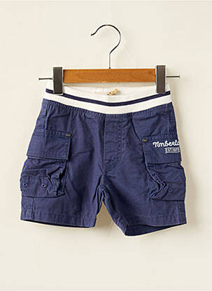 Bermudă țesătură poplin talie elastică albastru TIMBERLAND băiat