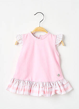 Rochie midi roz PAZ RODRIGUEZ fată