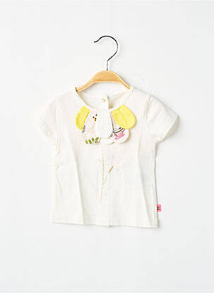 Tricou croială cambrată mâneci scurte bej BILLIEBLUSH fată