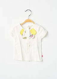 Tricou croială cambrată mâneci scurte bej BILLIEBLUSH fille