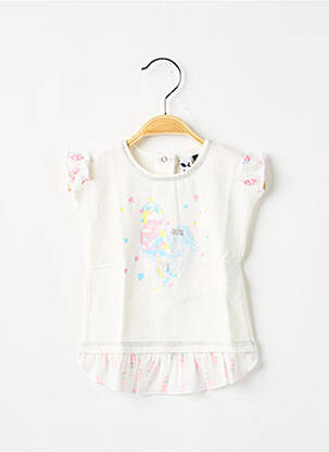 Tunică mâneci scurte bej 3 POMMES fată